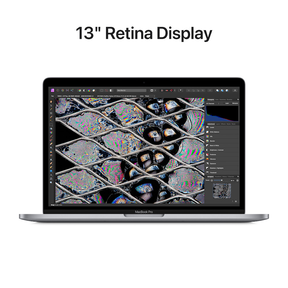 MacBook Pro 13" Apple M2 Chip mit 8‑Core CPU, 10‑Core GPU und 16‑Core Neural Engine