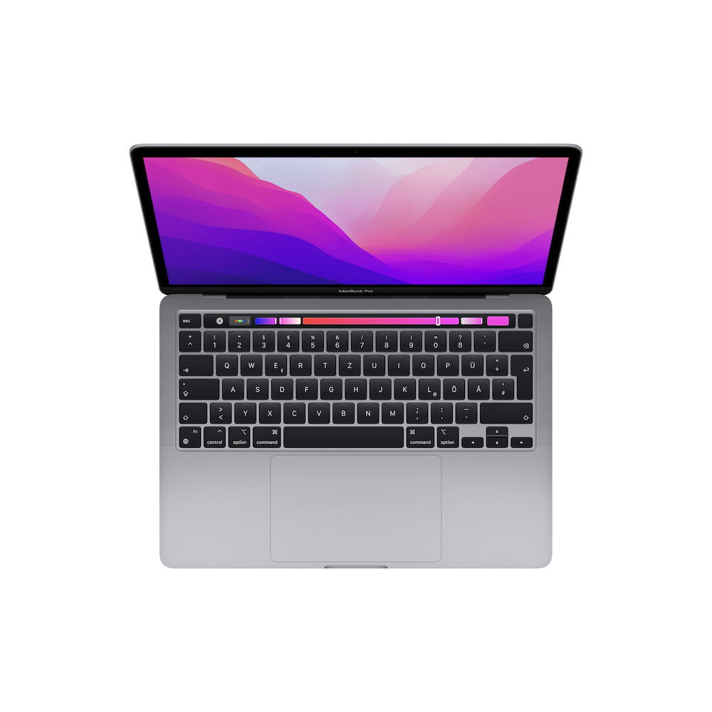 MacBook Pro 13" Apple M2 Chip mit 8‑Core CPU, 10‑Core GPU und 16‑Core Neural Engine