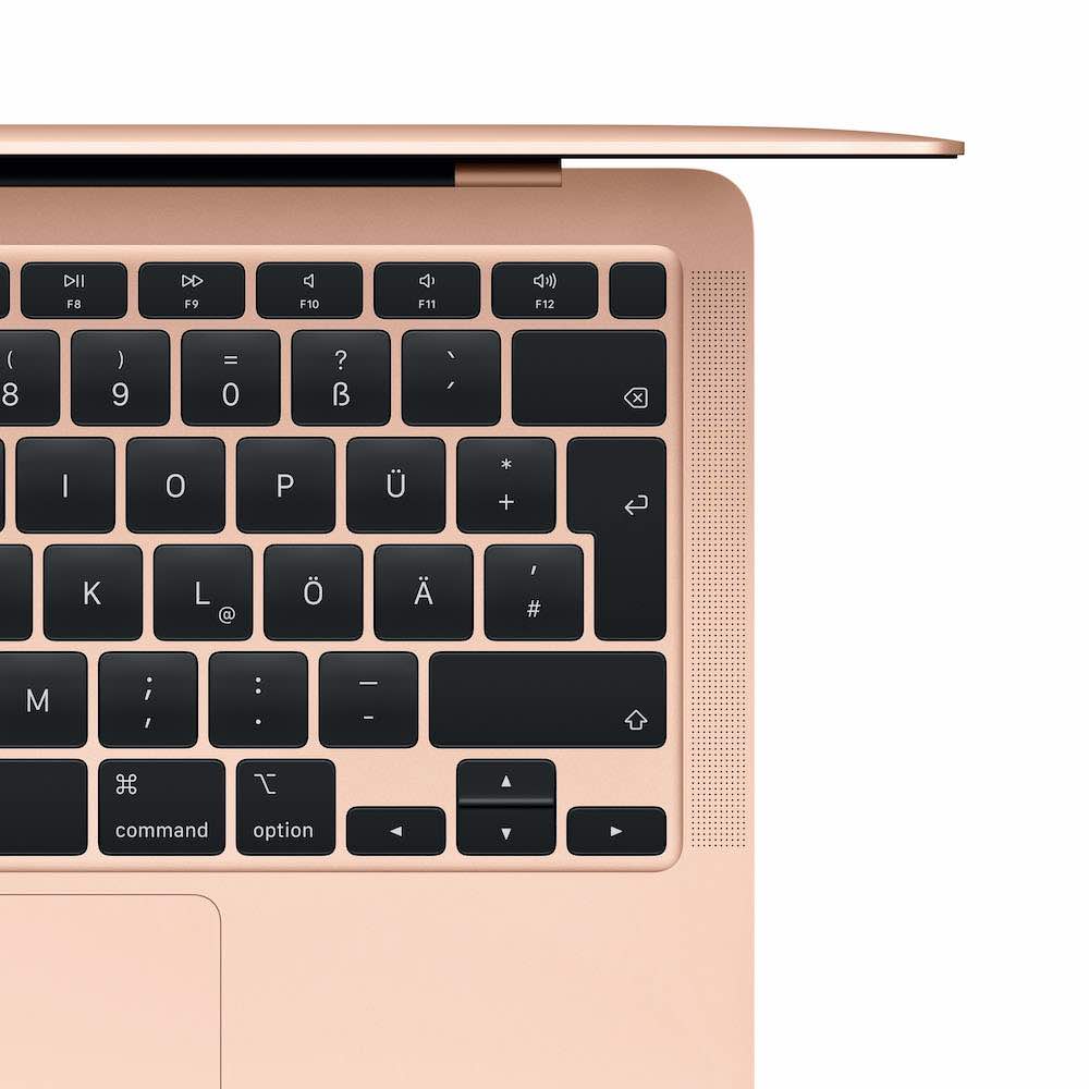 Apple MacBook Air 13" (LATE 2020), M1, Gold, 16GB Arbeitsspeicher, 512GB SSD