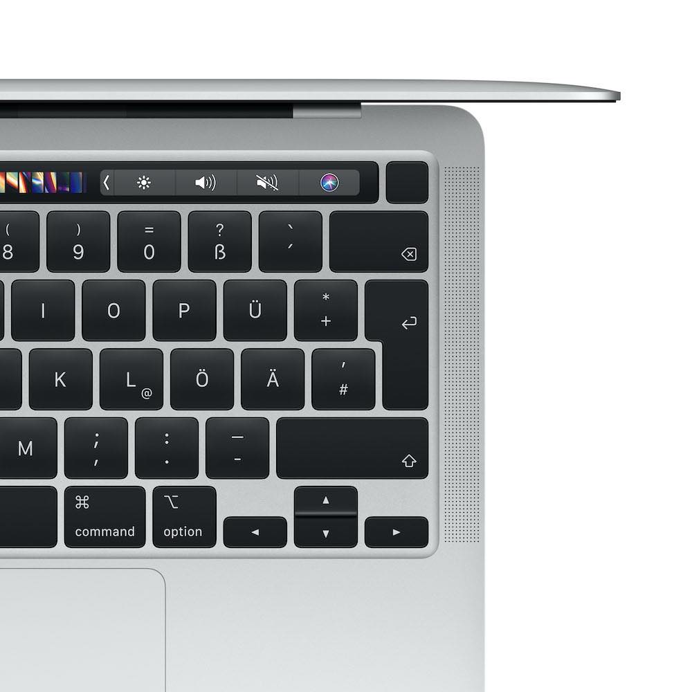 Apple MacBook Pro 13" (LATE 2020), M1, Silber, 16GB Arbeitsspeicher