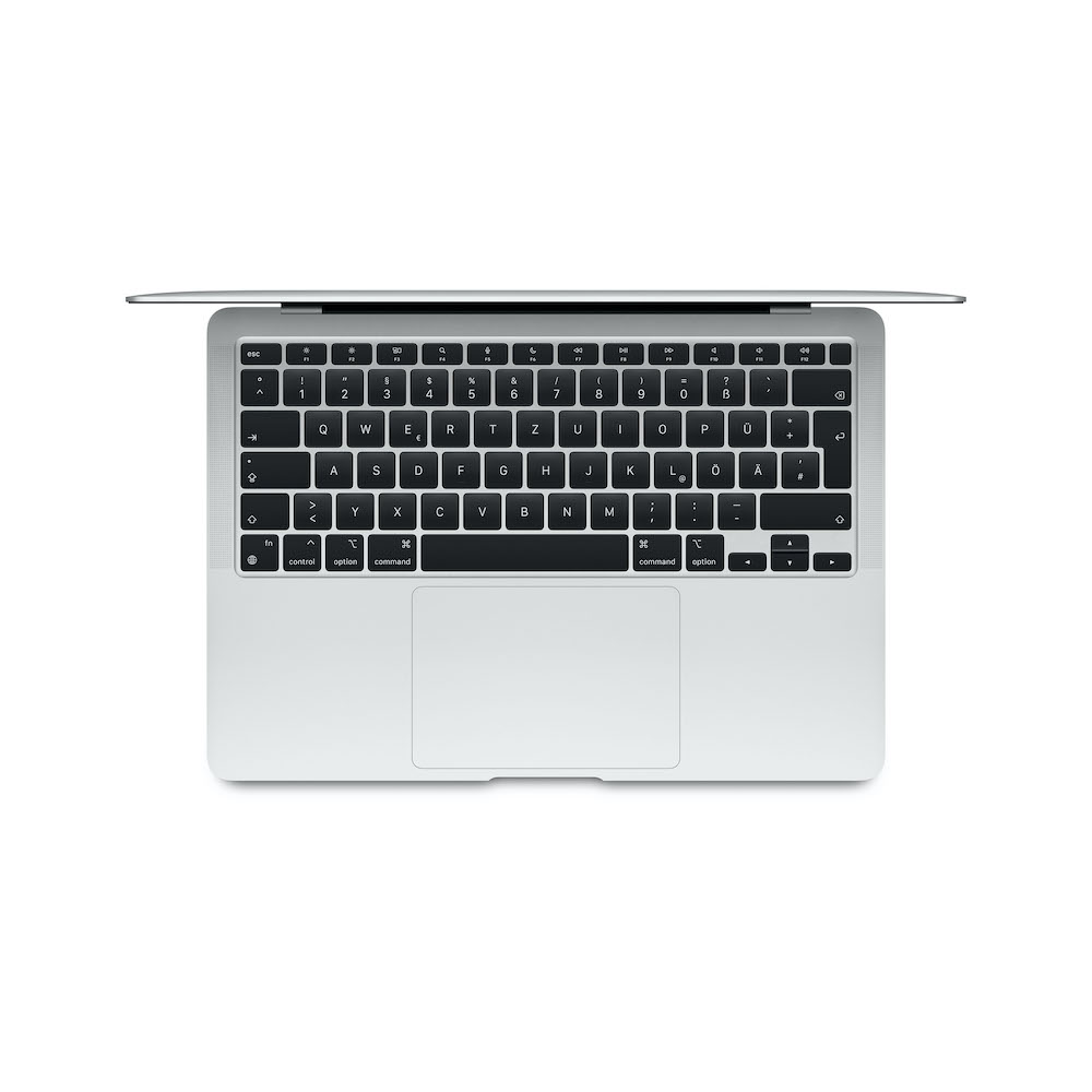 Apple MacBook Air 13" (LATE 2020), M1, Silber, 8GB Arbeitsspeicher, 256GB SSD