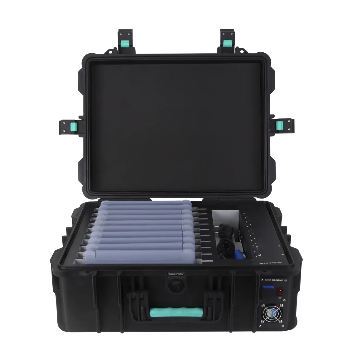 Tablet-Koffer KT10C (2.Generation) für 10 iPads mit integriertem USB-Lademodul
